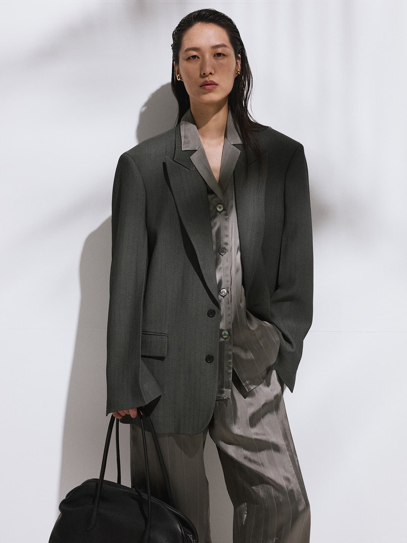 OVERSIZED DADDY JACKET (DARK GREY)