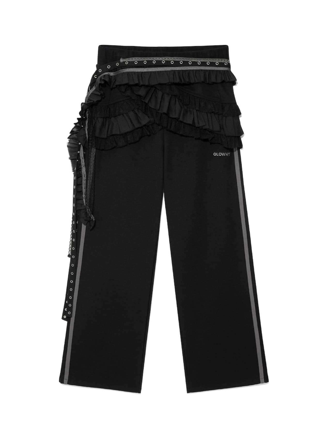 ROMANTIC LAYERED PANTS (BLACK)