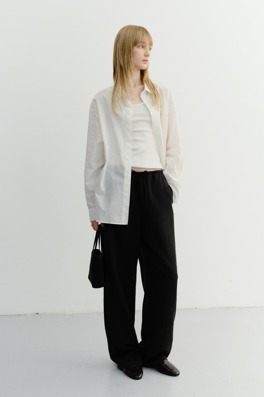 SUMMER STRING PANTS BLACK_UDPA6B221BK