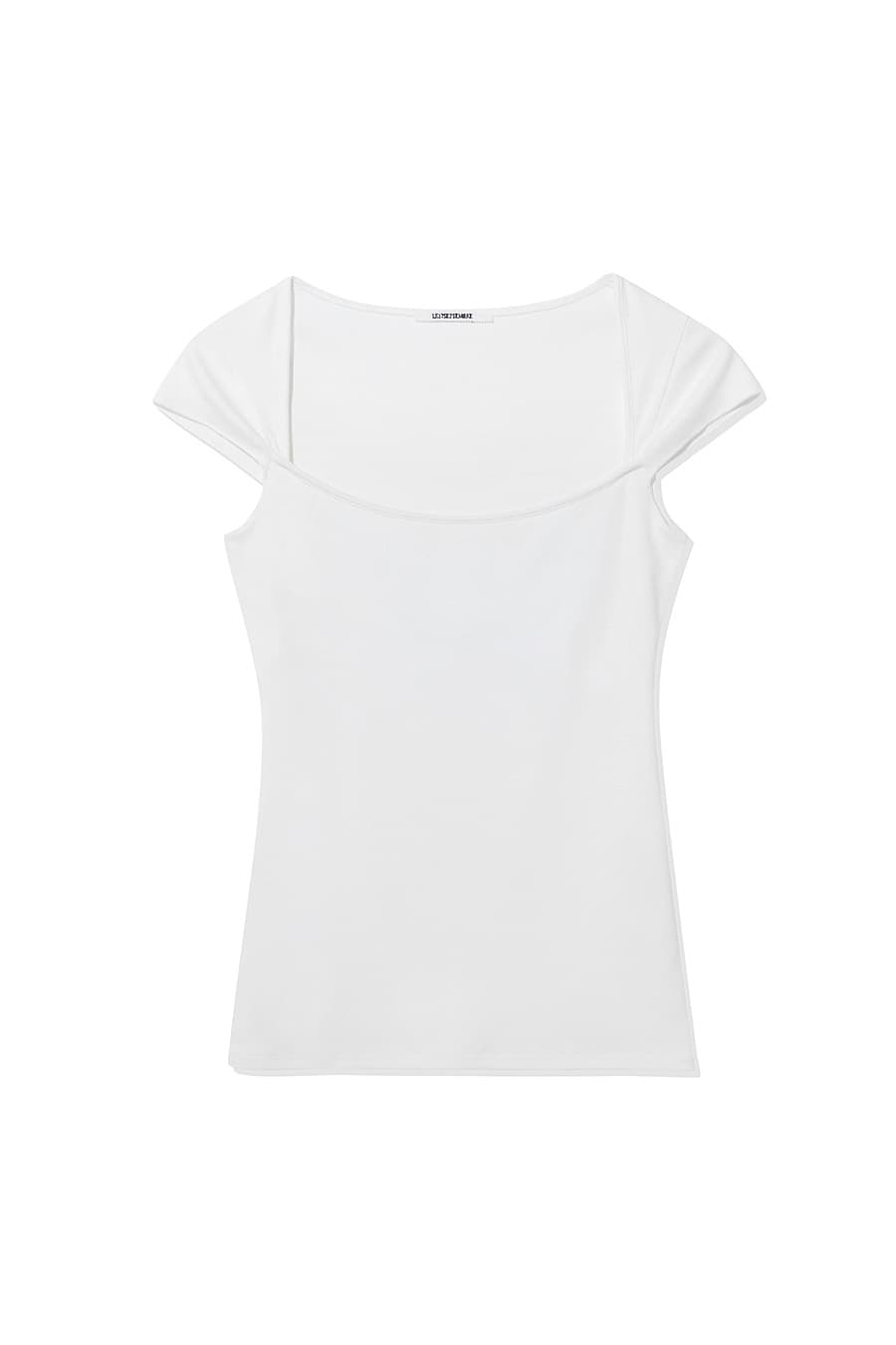 ANNE JERSEY TOP by JAPANESE FABRIC [WHITE]