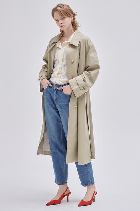 23SN mac trench coat [K/BE]