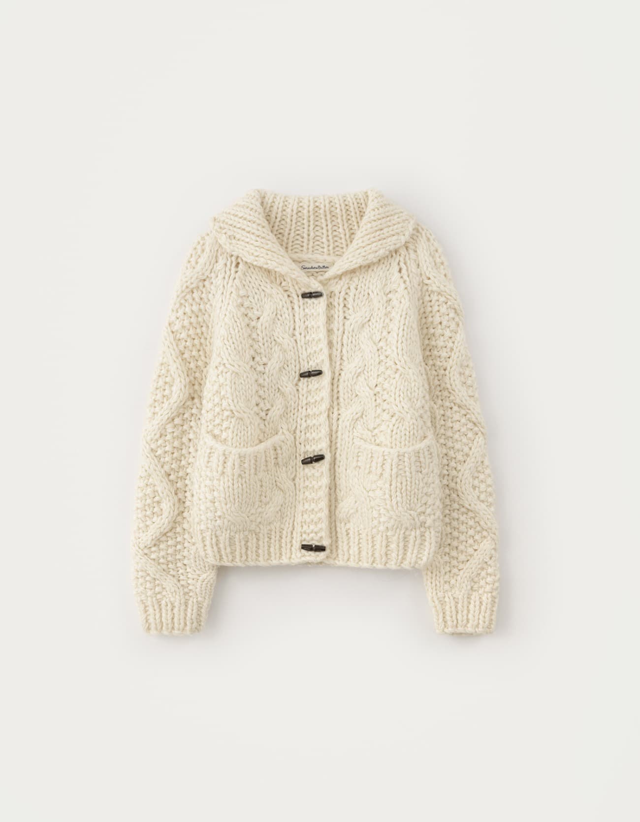 Hayden Handmade Cardigan Sweater - Cream
