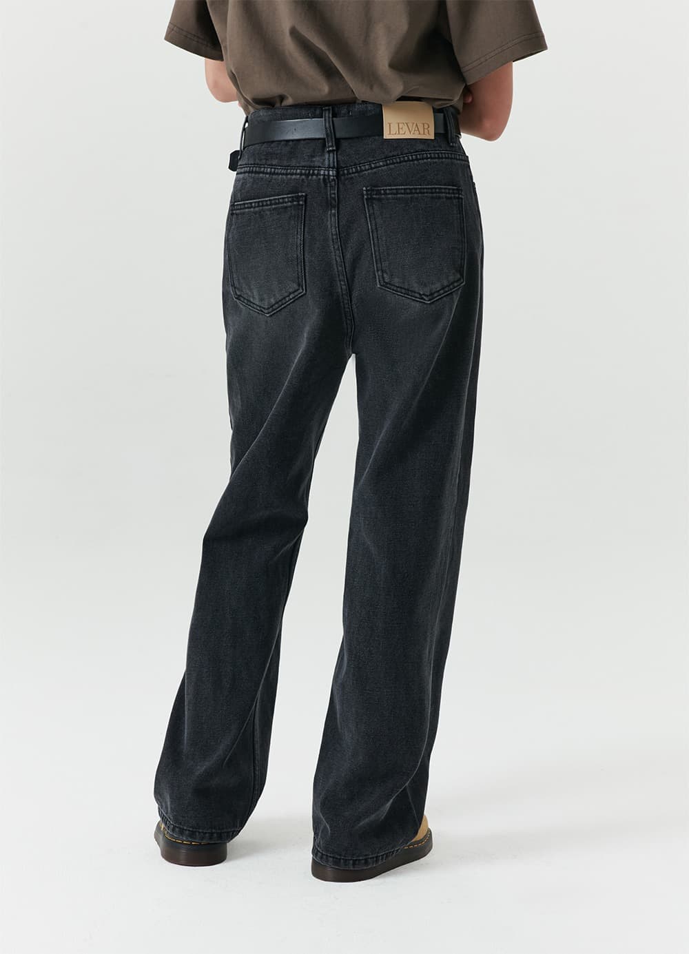 Relaxed Fit Denim - Fade Black
