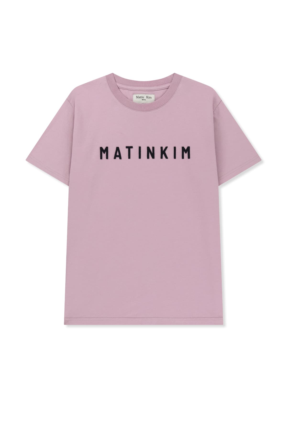 APPLIQUE FELT LOGO TOP IN PINK