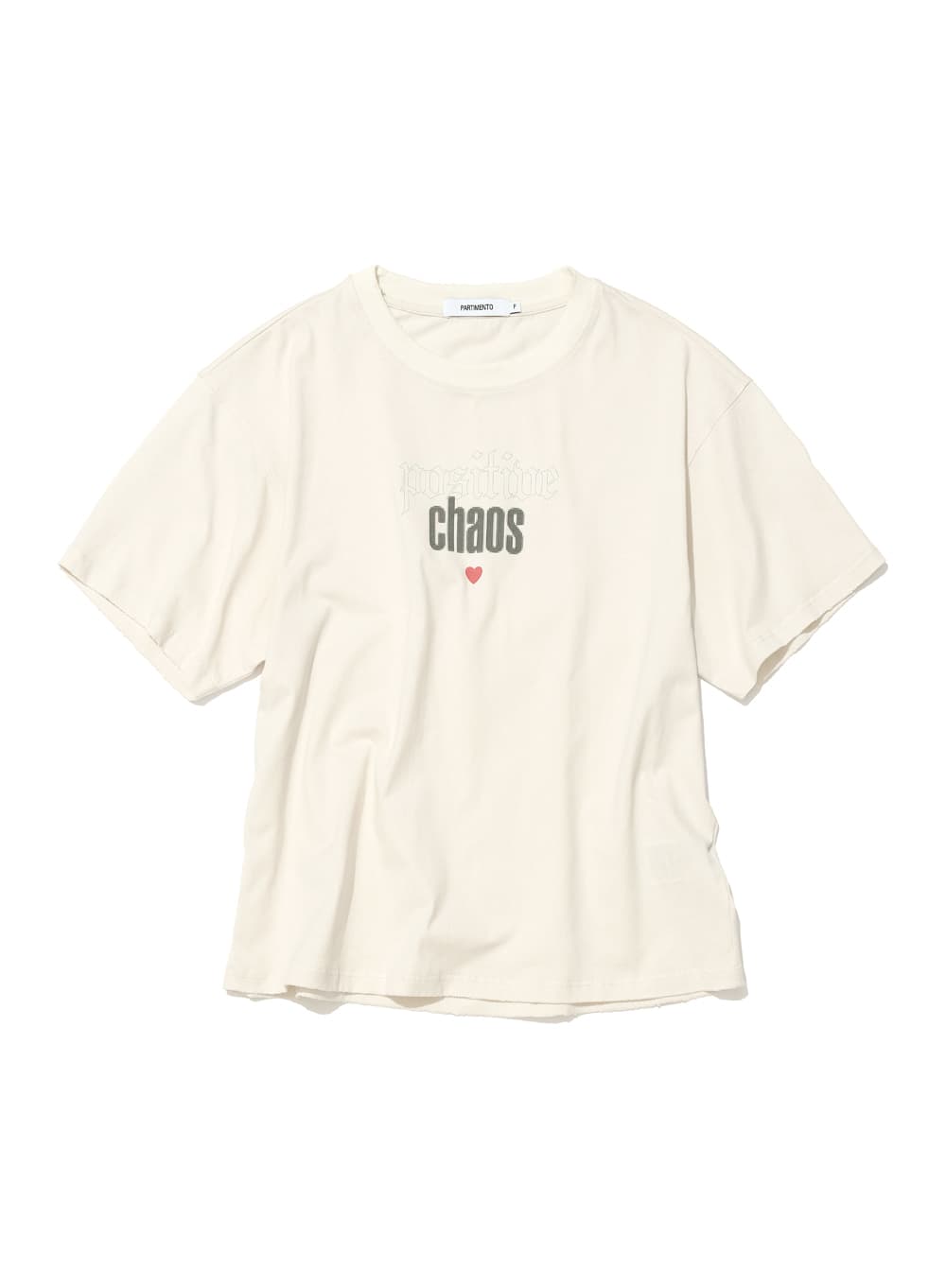 POSITIVE CHAOS PRINTED TEE_IVORY