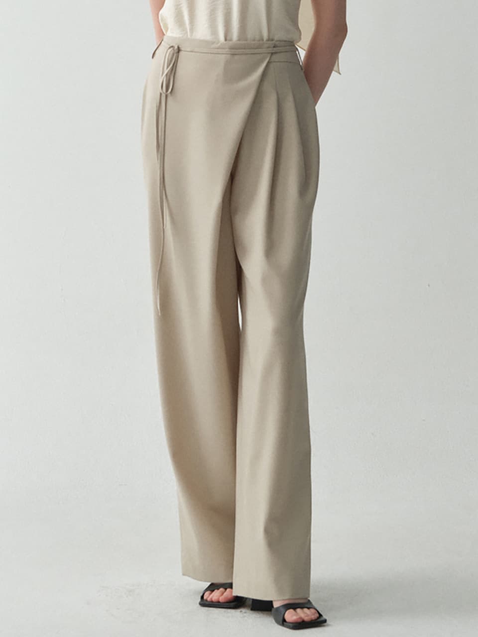 Side Wrap Slacks(2color)