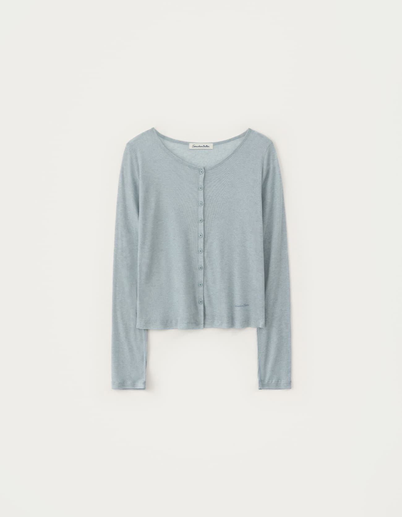 5.20 출고 New Lovey Button Cardigan - Light Blue