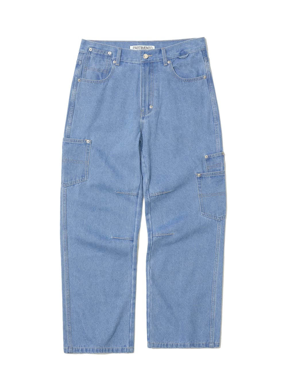 UNBALANCE POCKET WORK JEANS_LIGHT BLUE