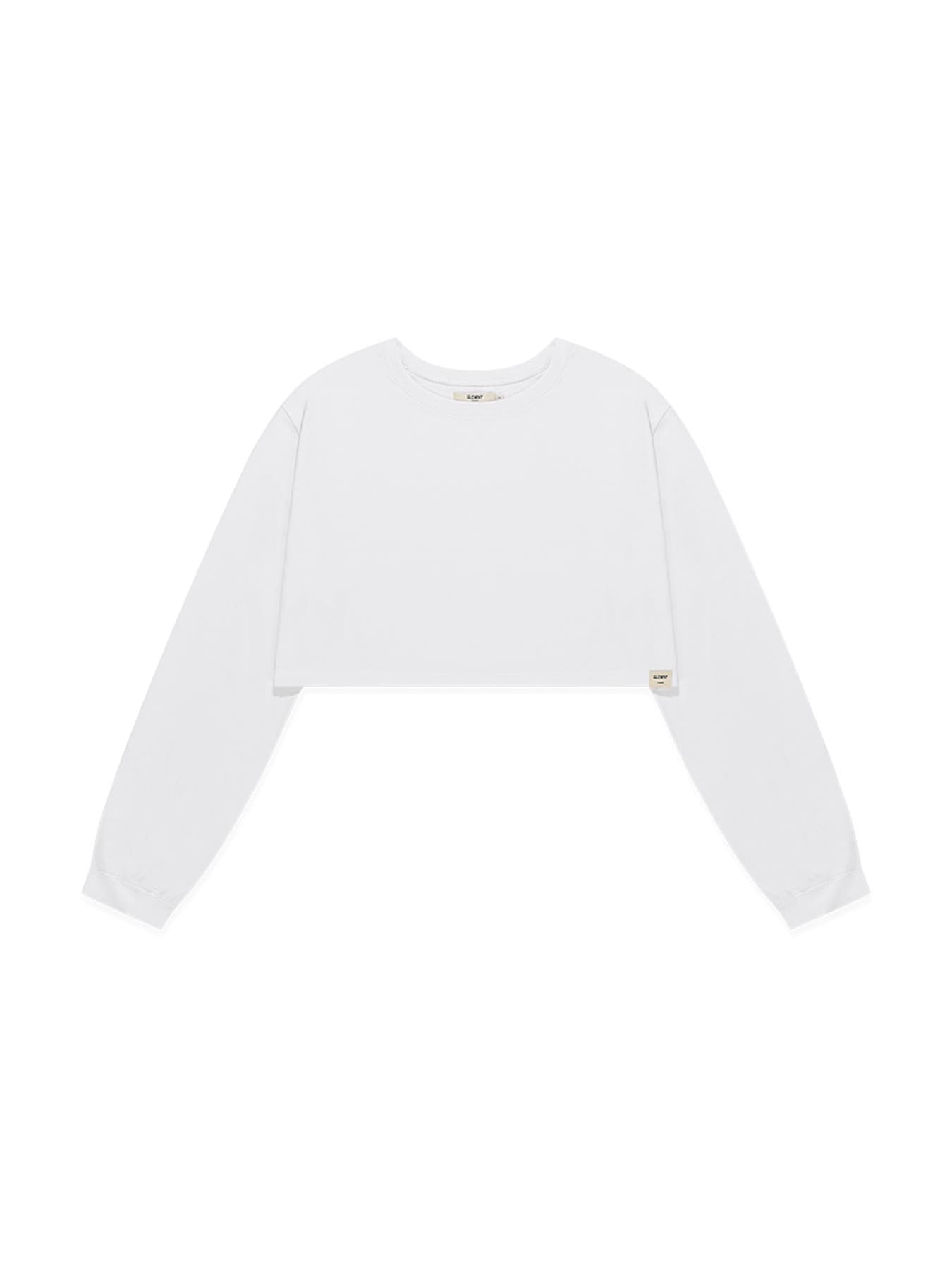 G CLASSIC SOFT CROP LONG SLEEVE (WHITE)