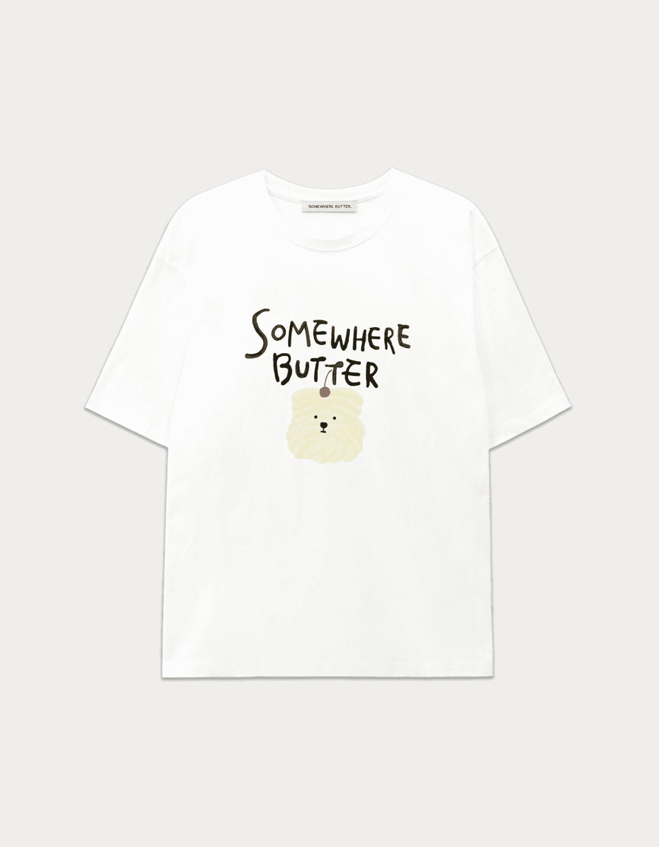 Butteree over-fit top - Ivory