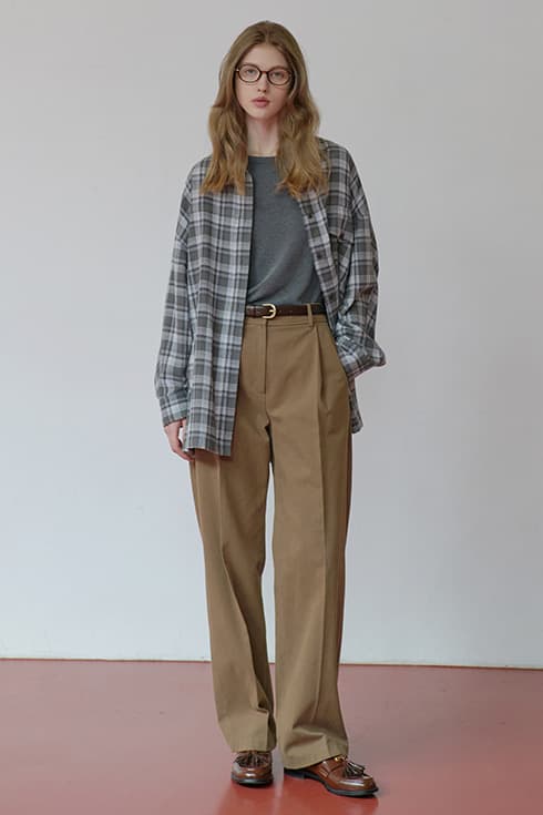 25FN cotton baggy pants [S/BR]