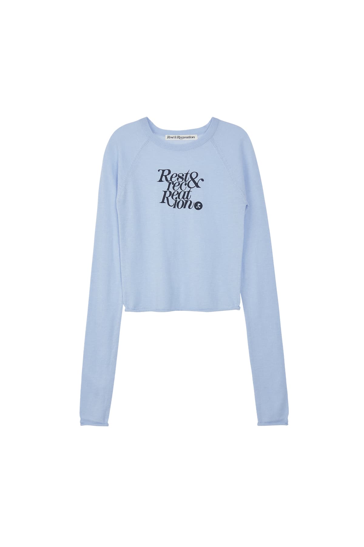RAGLAN LONG SLEEVE KNIT - SKY BLUE