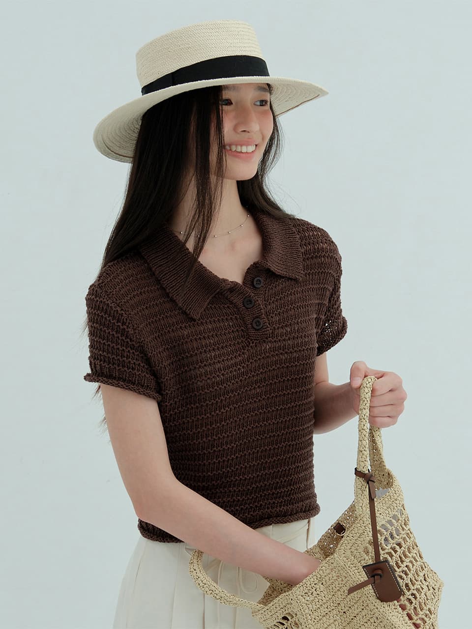 Resort Collar Knit(3Color)