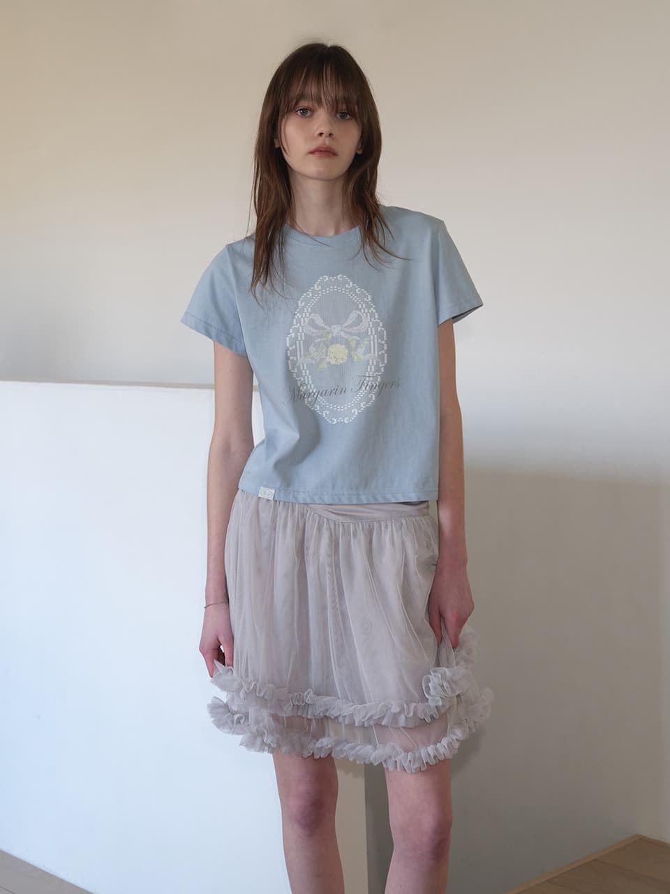 FRILL TUTU SKIRT (GREY)
