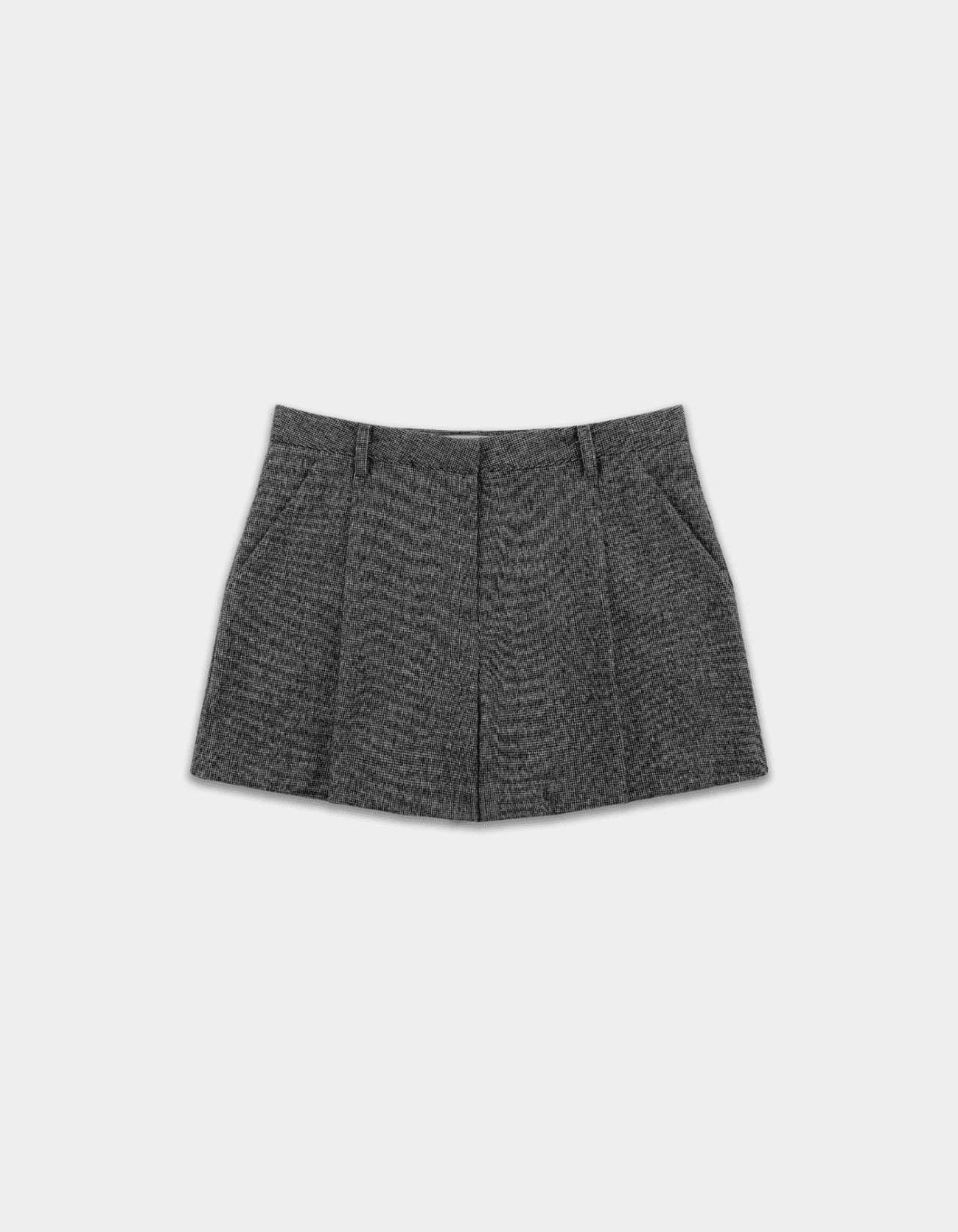 Louin Wool Short Pants - Grey