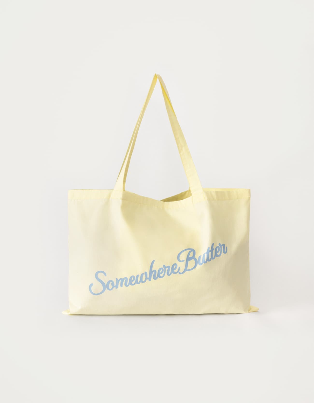 5.21 출고 Bold Logo Cotton Bag - Lemon