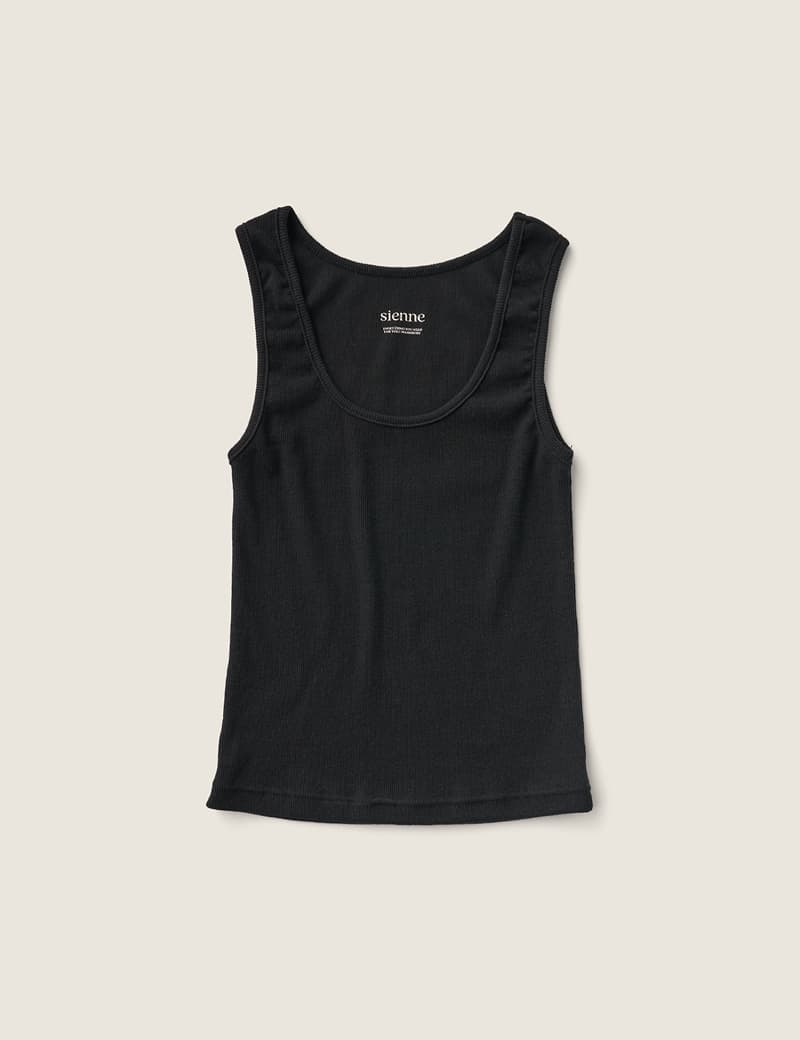 Essential Sleeveless Top (Black)