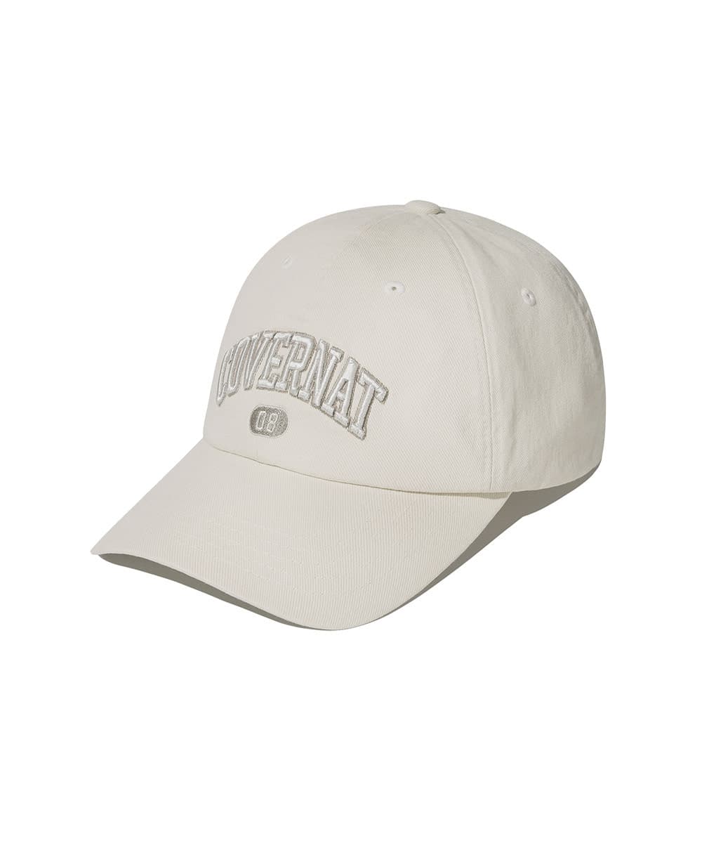 아치 로고 볼륨 자수 볼캡 Ivory