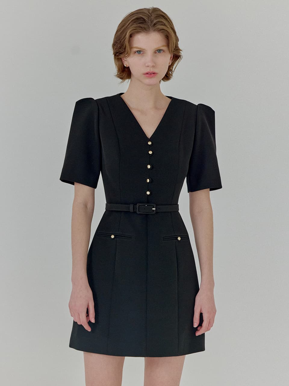 Golden Bead Dress Mini(2color)