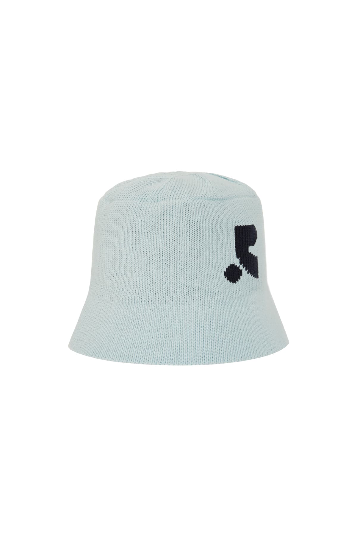 KNIT BUCKET HAT - SKY BLUE