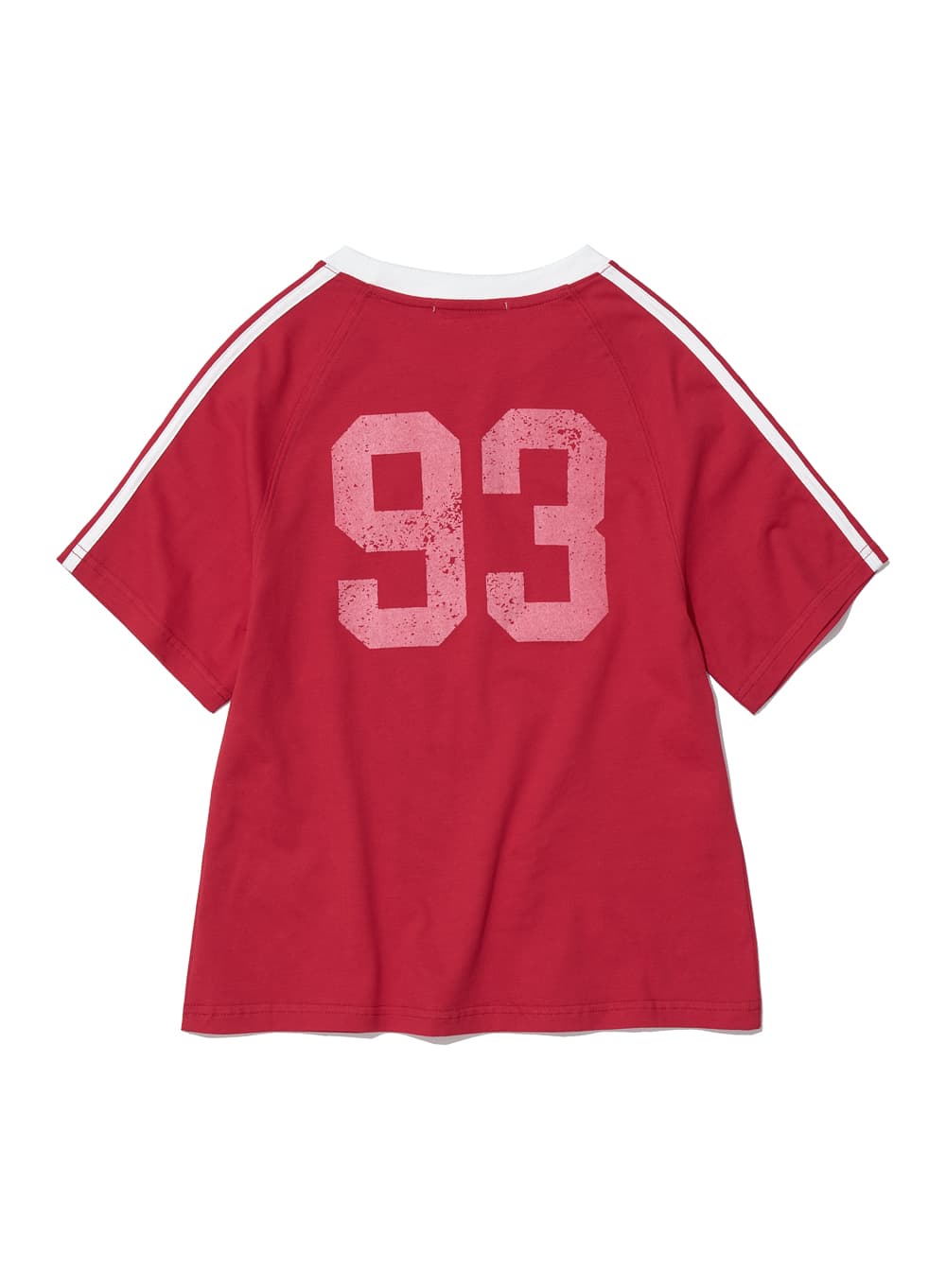 93 NUMBERING SHORT SLEEVE TEE_RED
