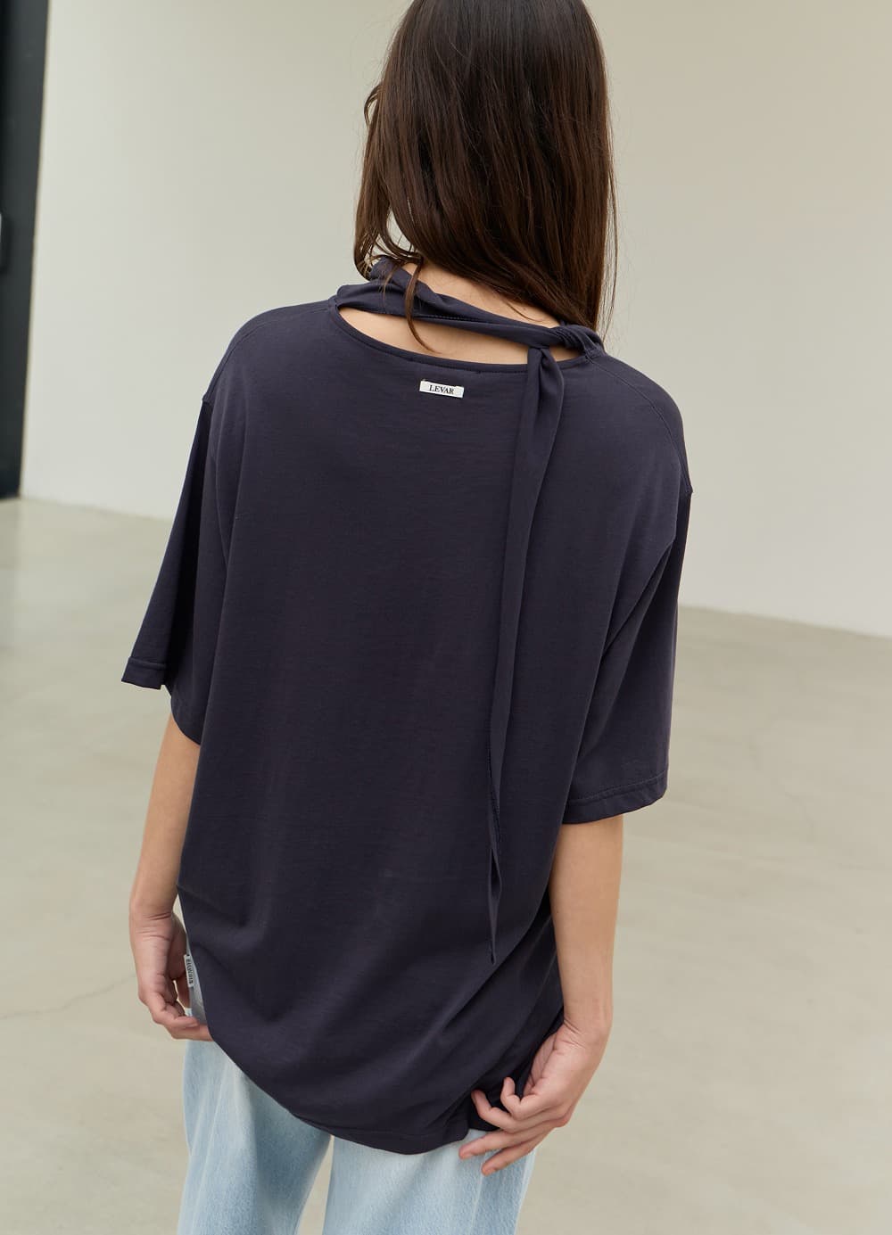 Flow Scarf T-shirt - Darknight Navy