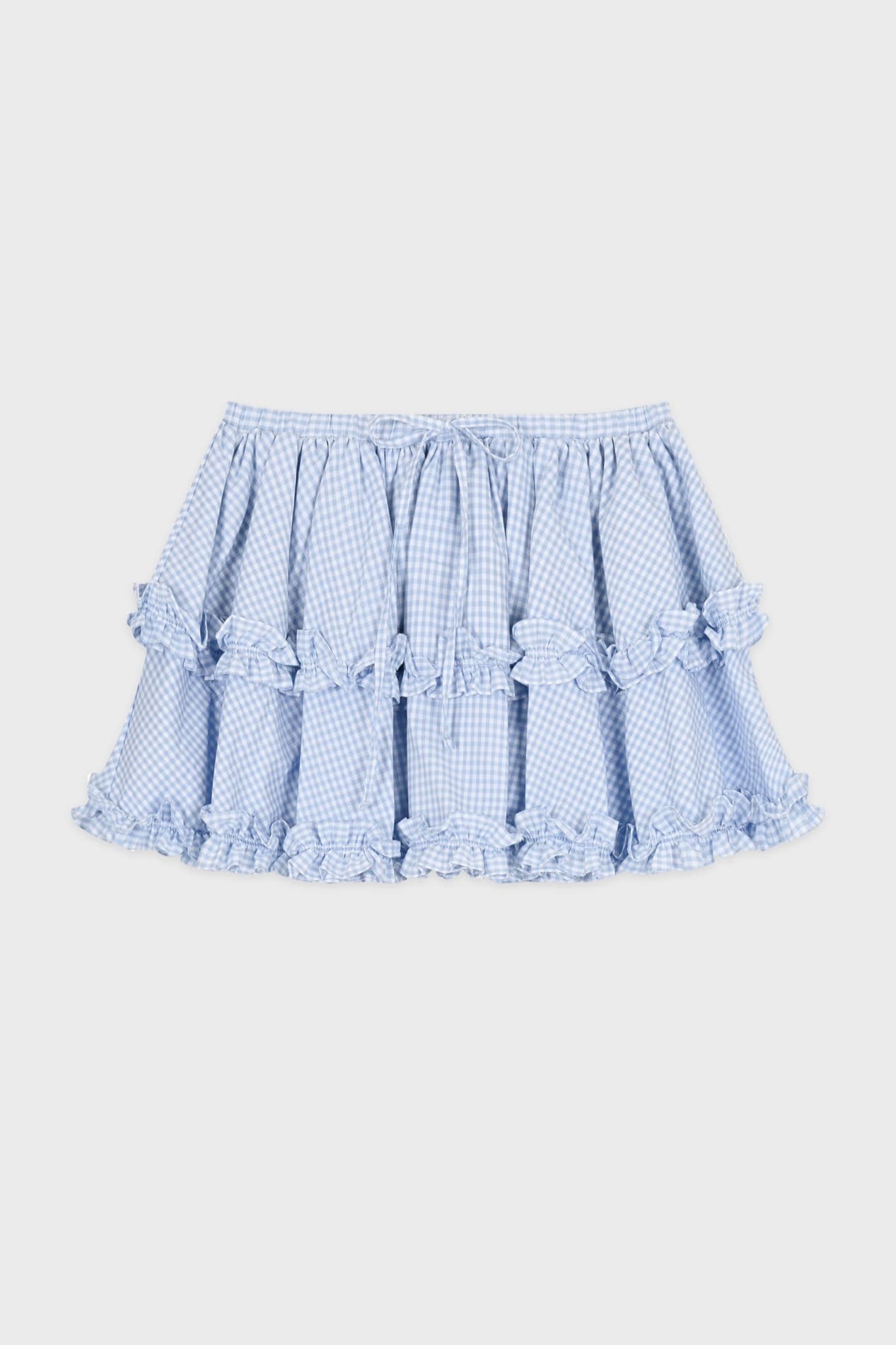 Double Frill Skirt (Blue)