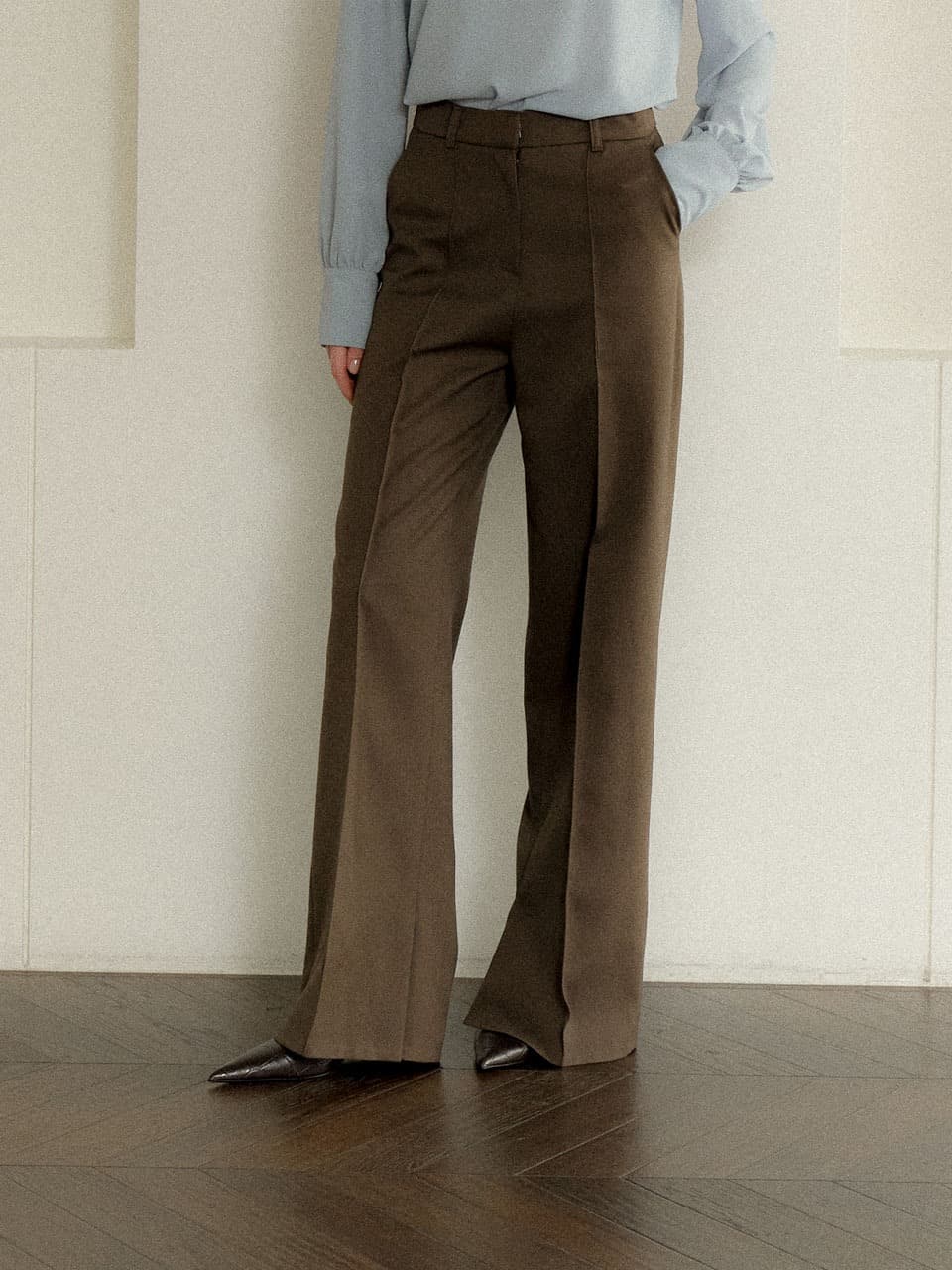 Signature Wide Slacks / Brown(2color)
