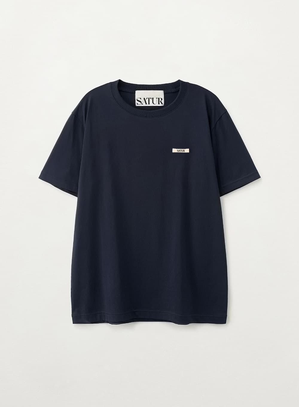 Supima Basic Crewneck T-Shirt - Navy