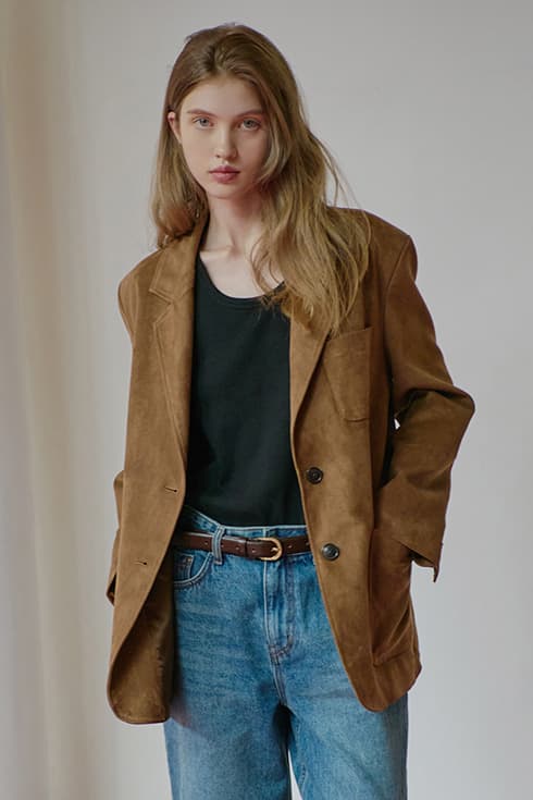 25FN leather single jacket [CA]