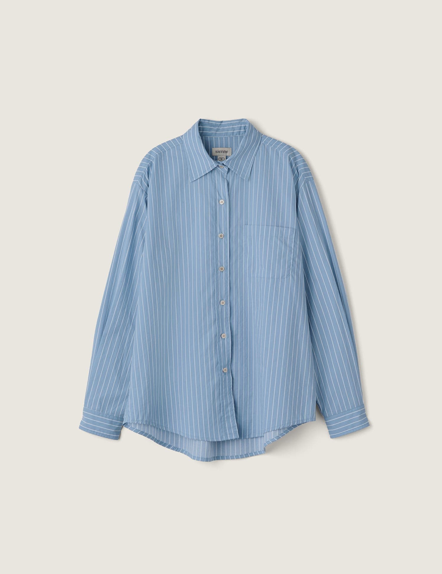 Kelly Stripe Shirt (Sky Blue)