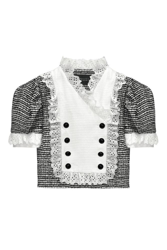 Victorian Double Lace Jacket (Black)