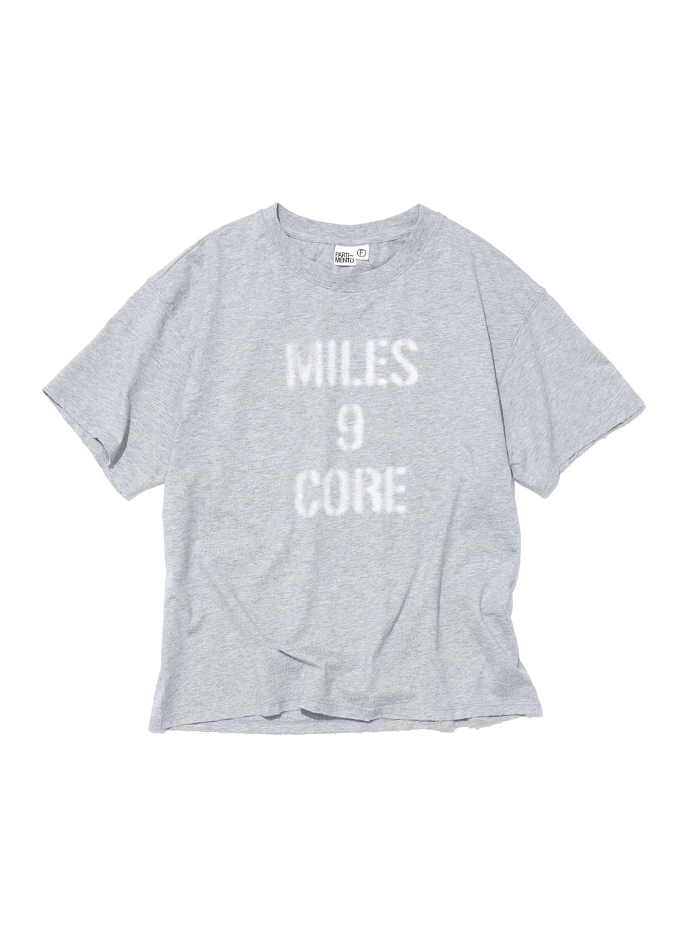 MILES 9 CORE REGULAR TEE_MELANGE