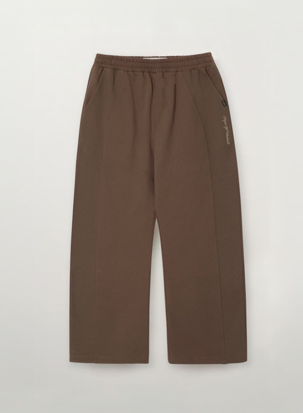 Panel Track Pants - Brown