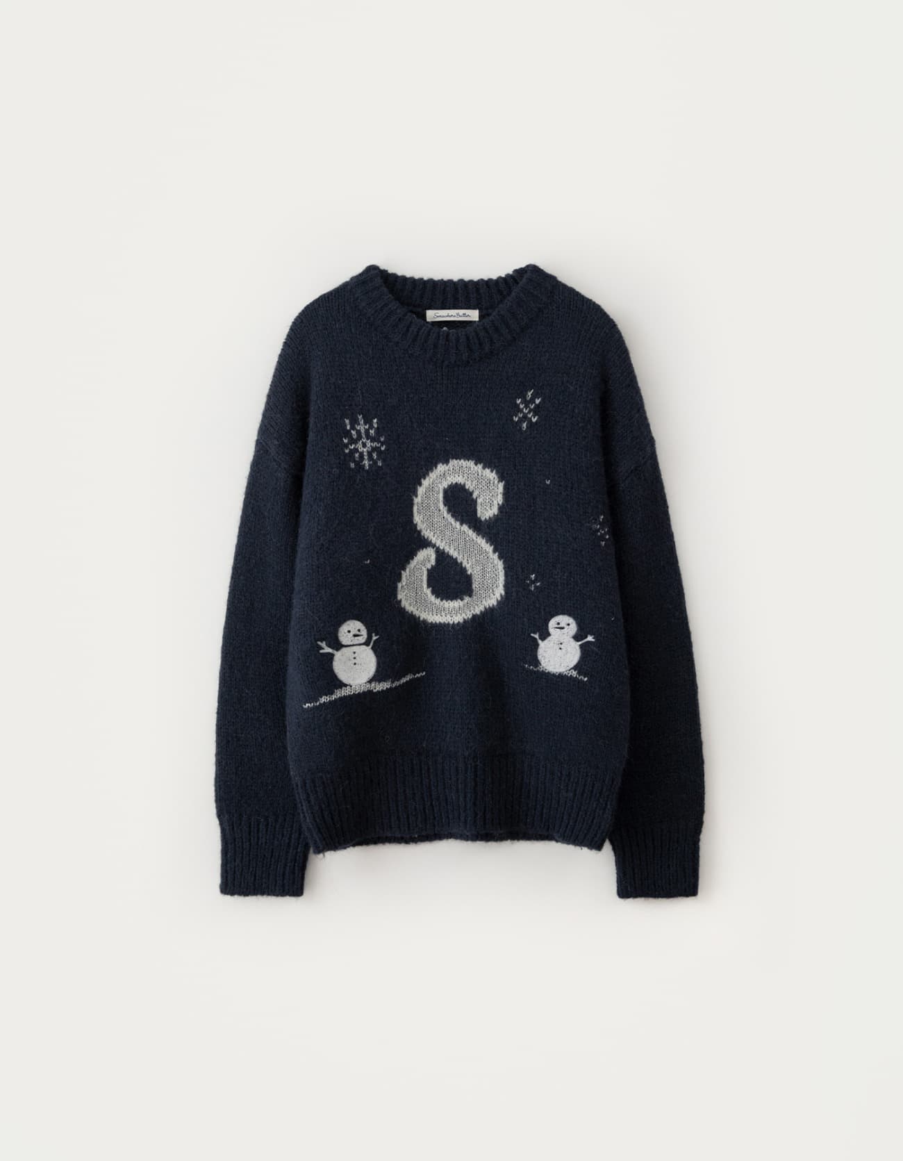Snowball Symbol Logo Sweater - Navy