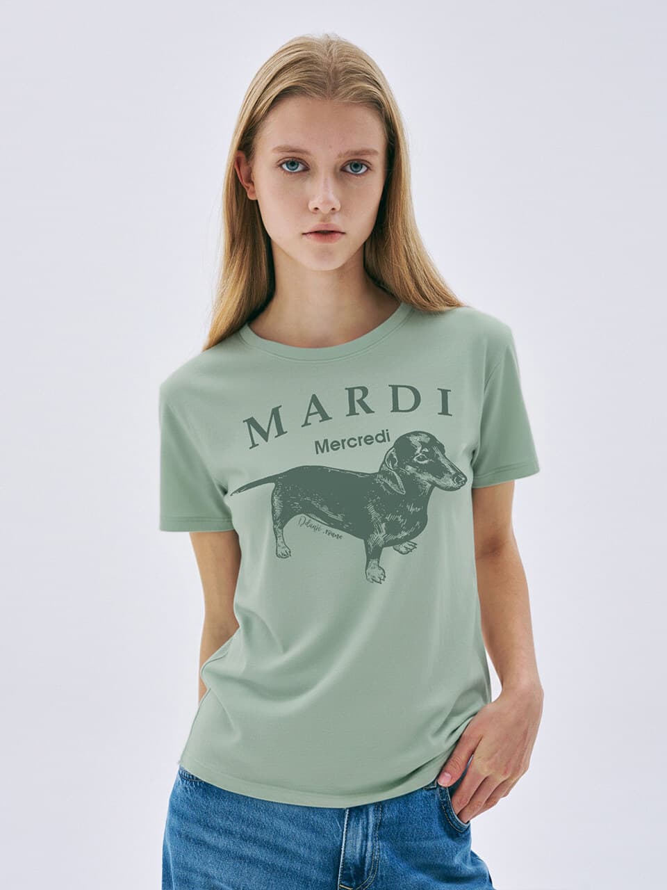 SLIM TSHIRT DDANJI PASTEL_MINT