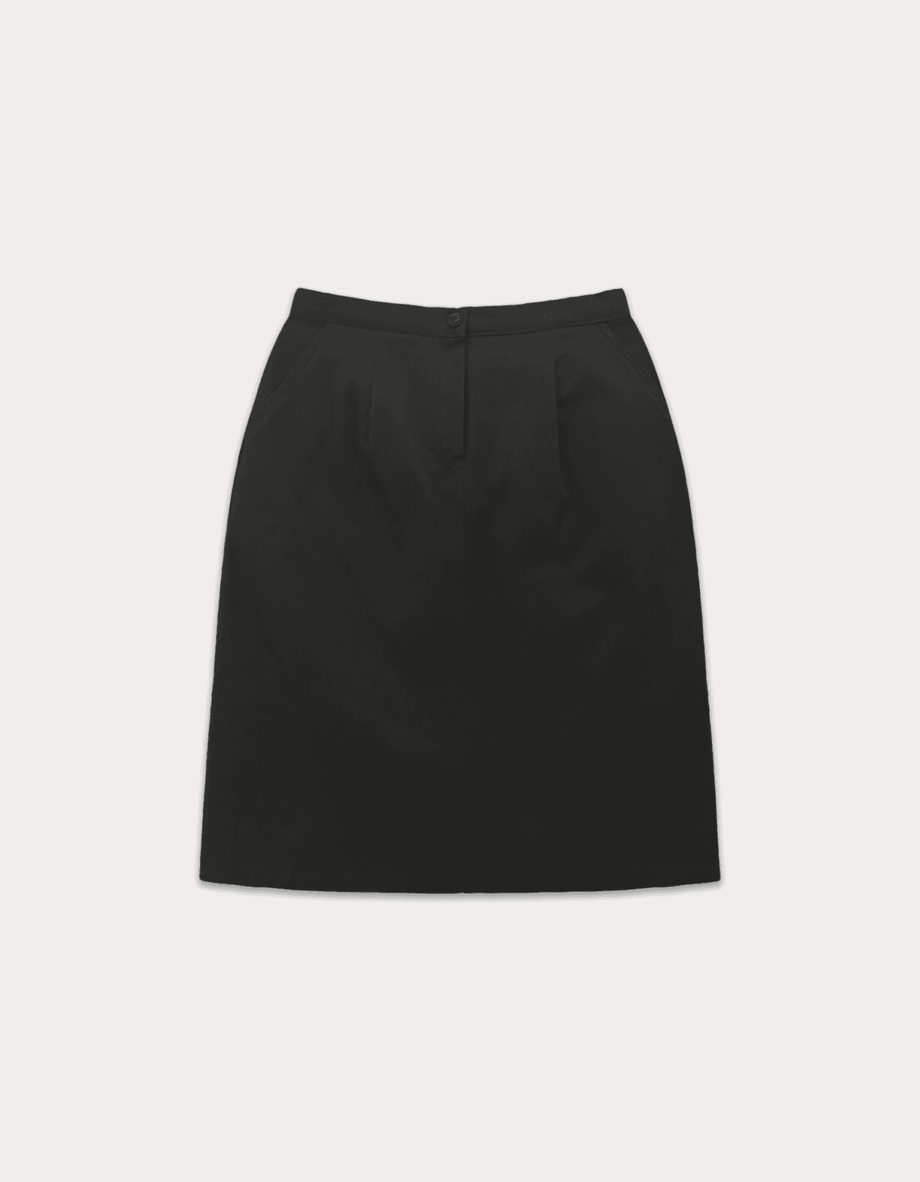 Penny Cotton Midi Skirt - Charcoal