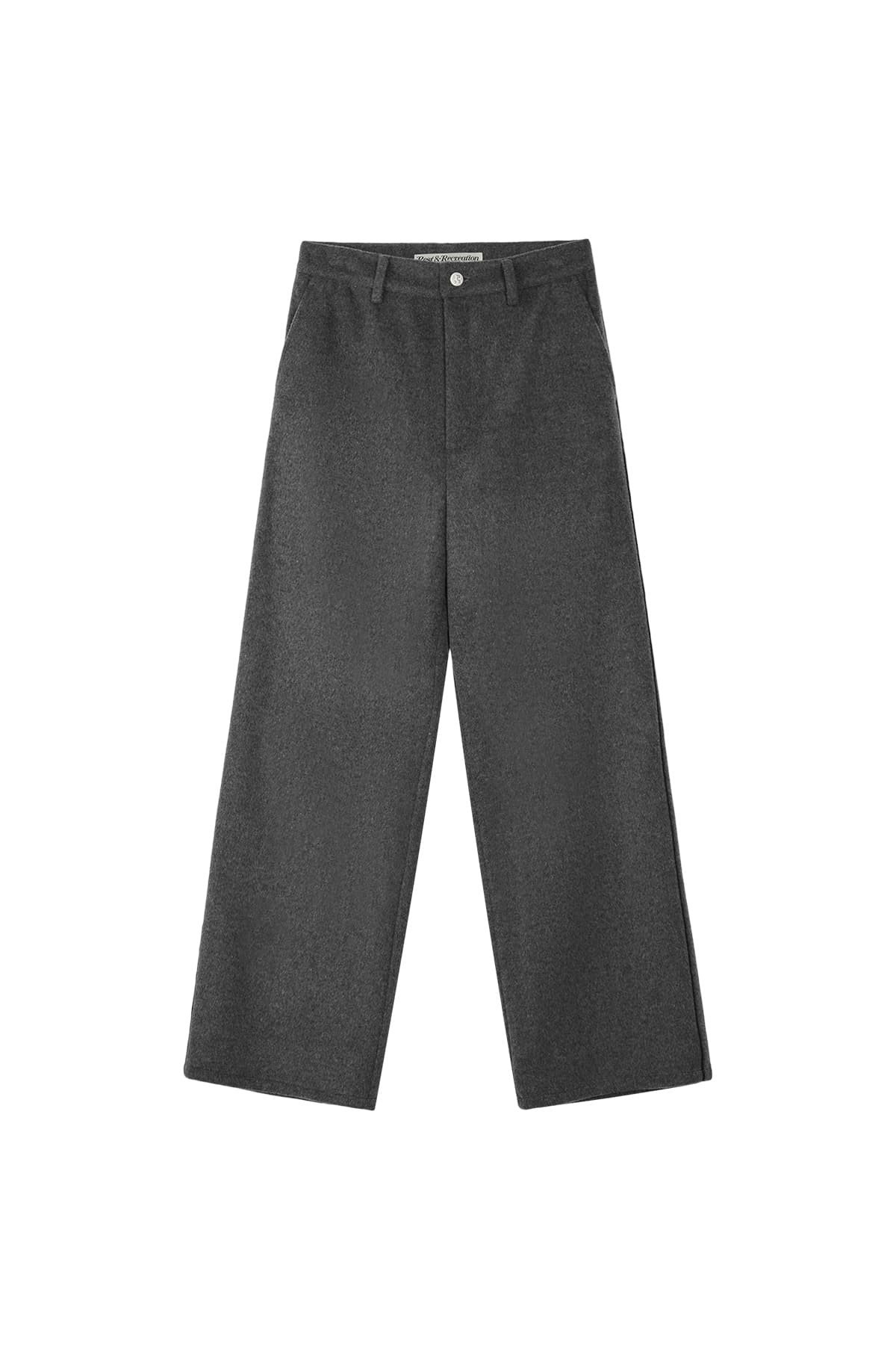 PIPING WOOL PANTS - GREY