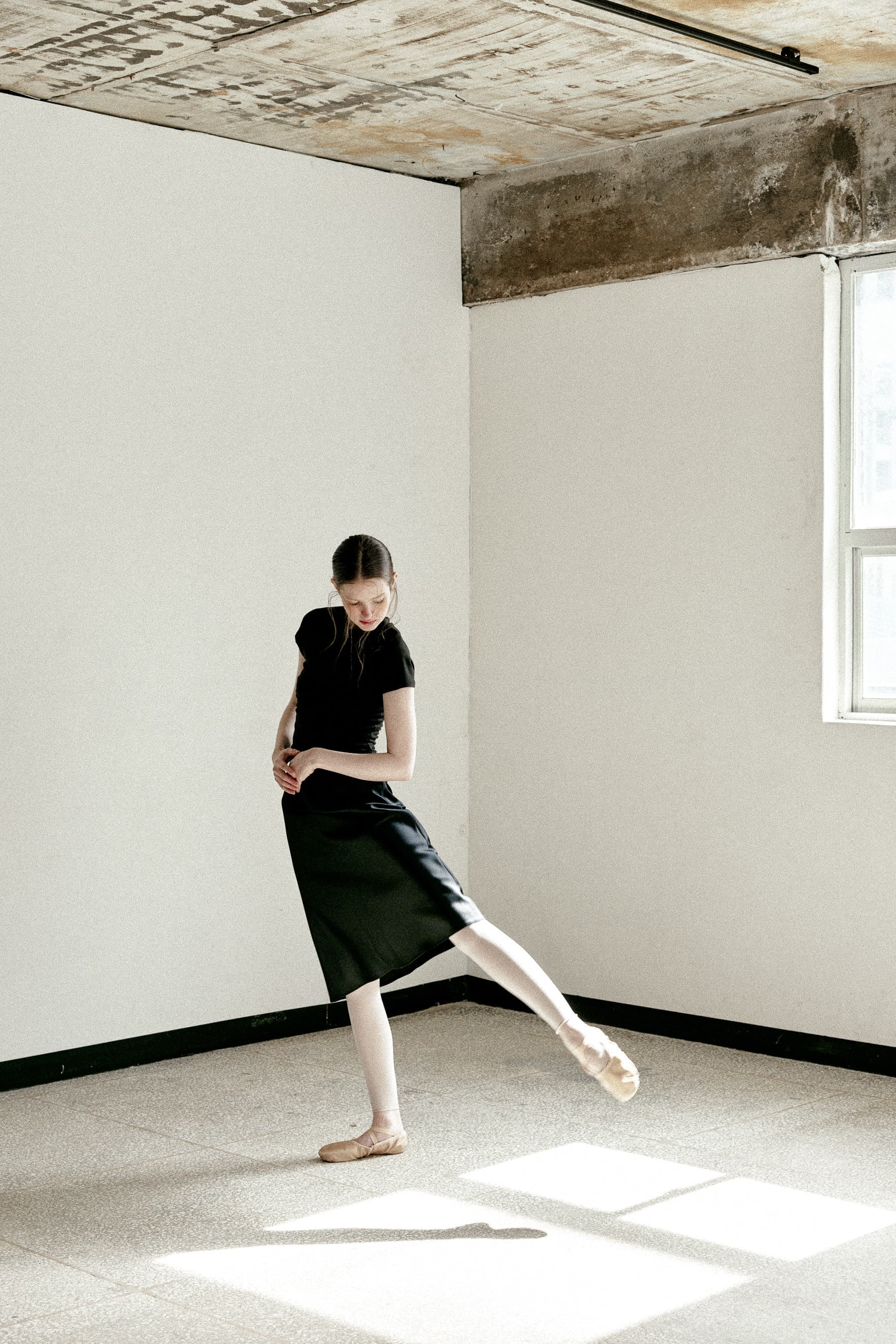 CLASSIC MIDI SKIRT [NAVY]