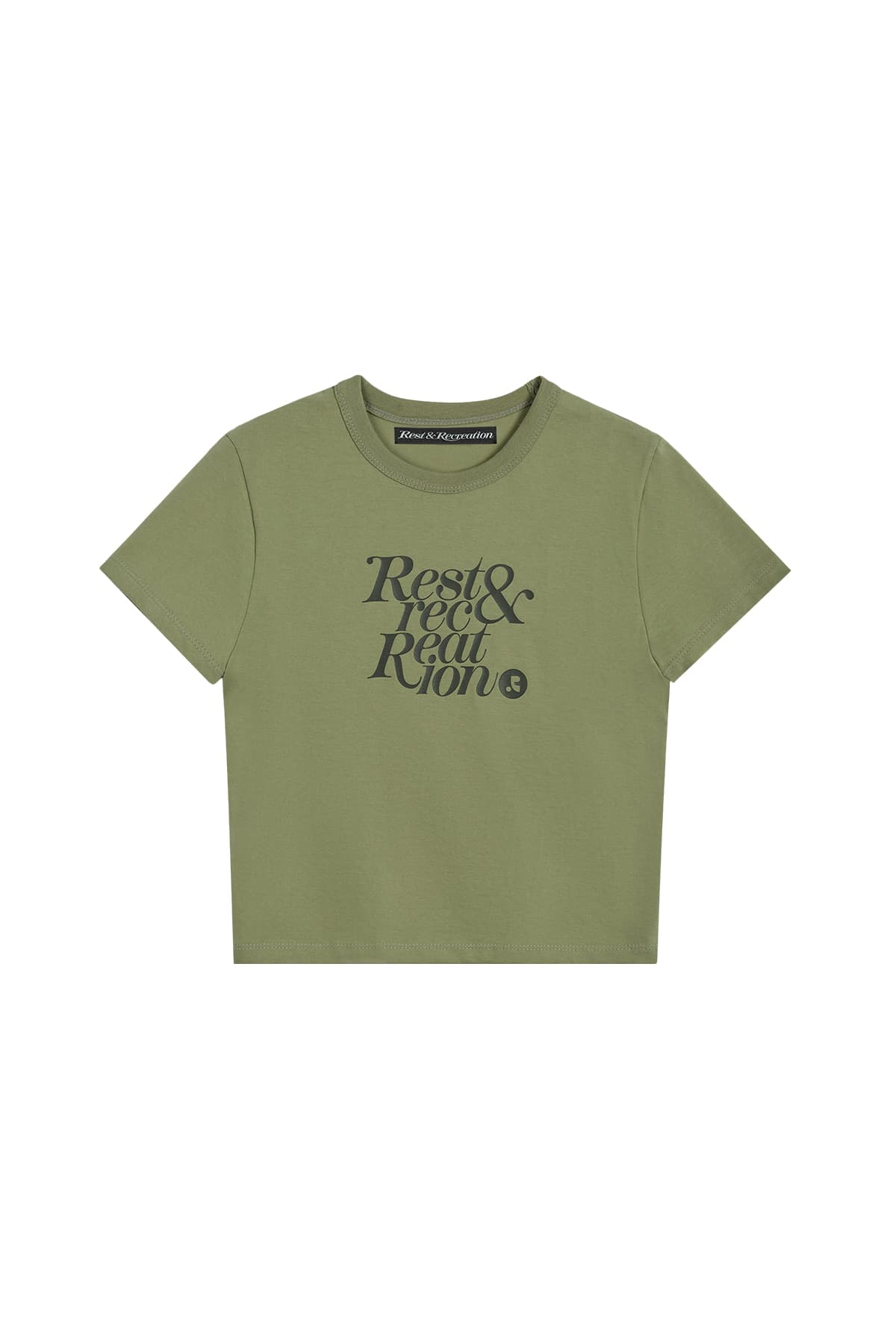 BASIC LOGO T-SHIRT - KHAKI