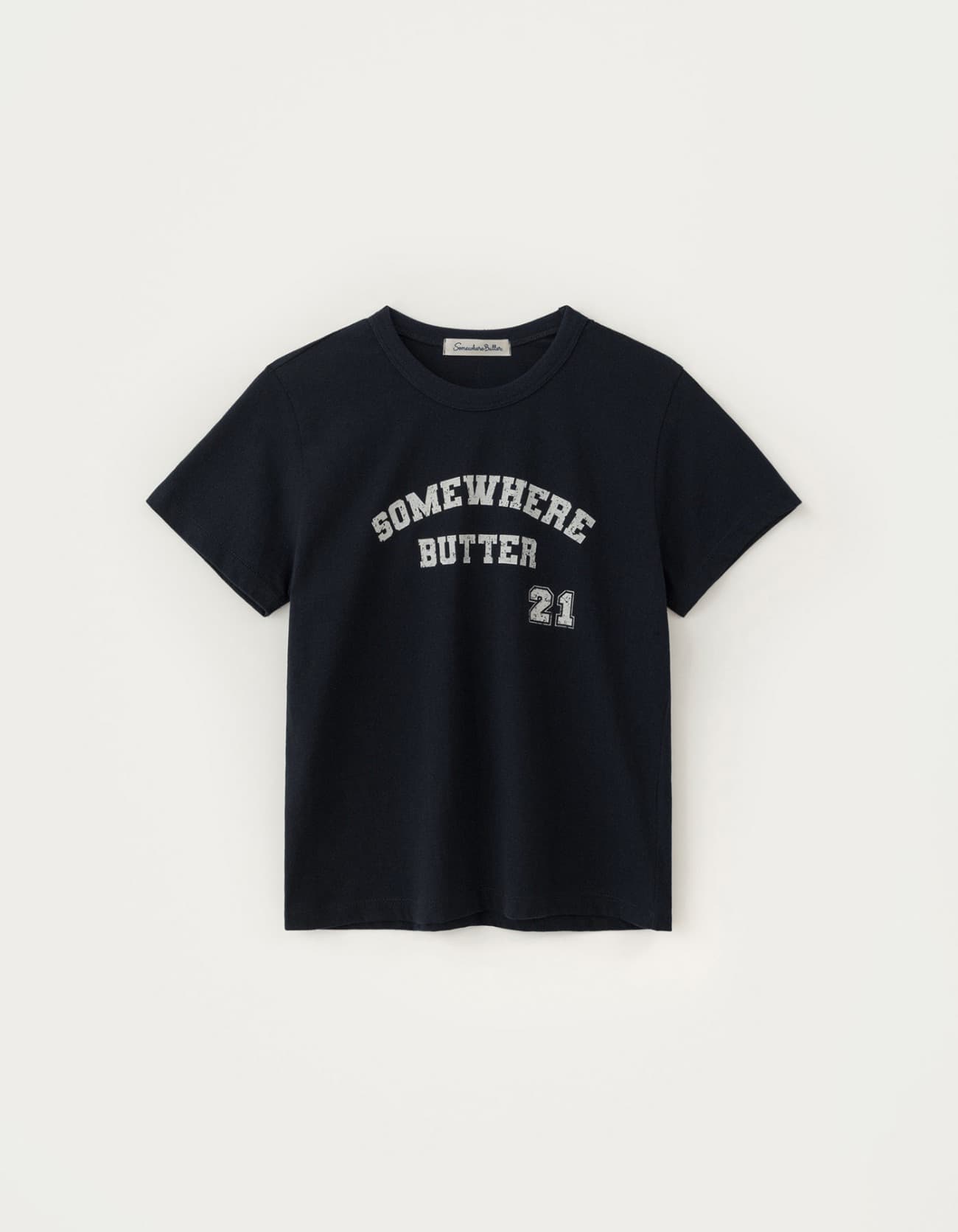 6.16 출고 21 Square Logo Top - Navy