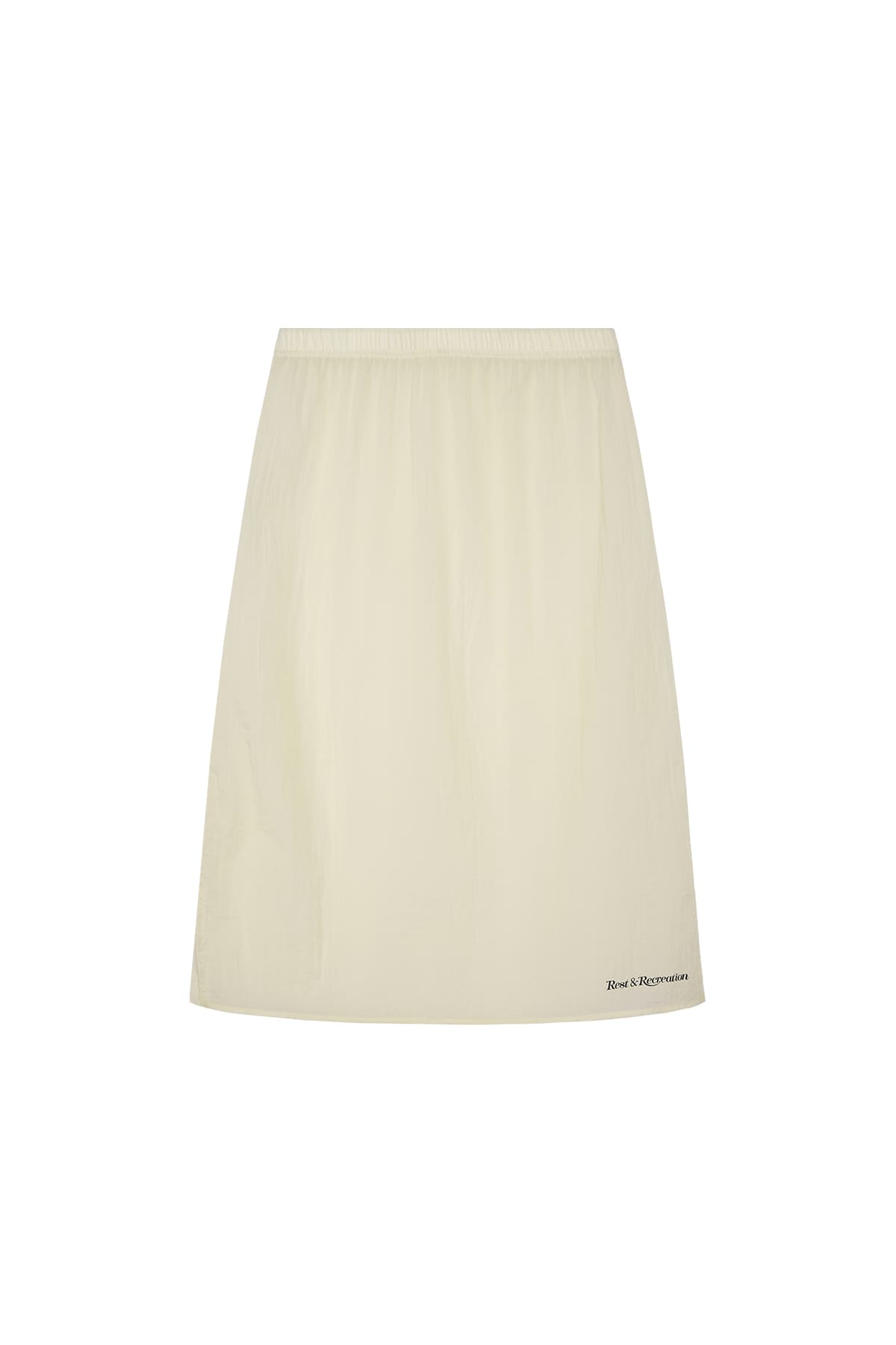 SEE-THROUGH SKIRT - IVORY