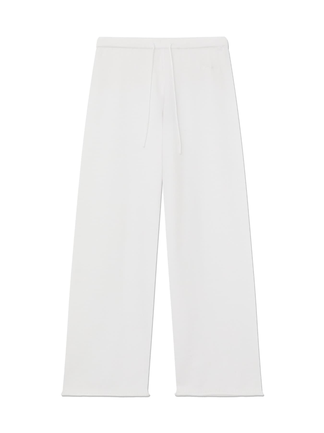 G HUG KNIT PANTS (WHITE)