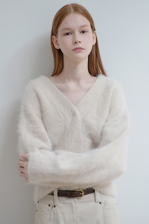 25WN angora cardigan [P/IV]