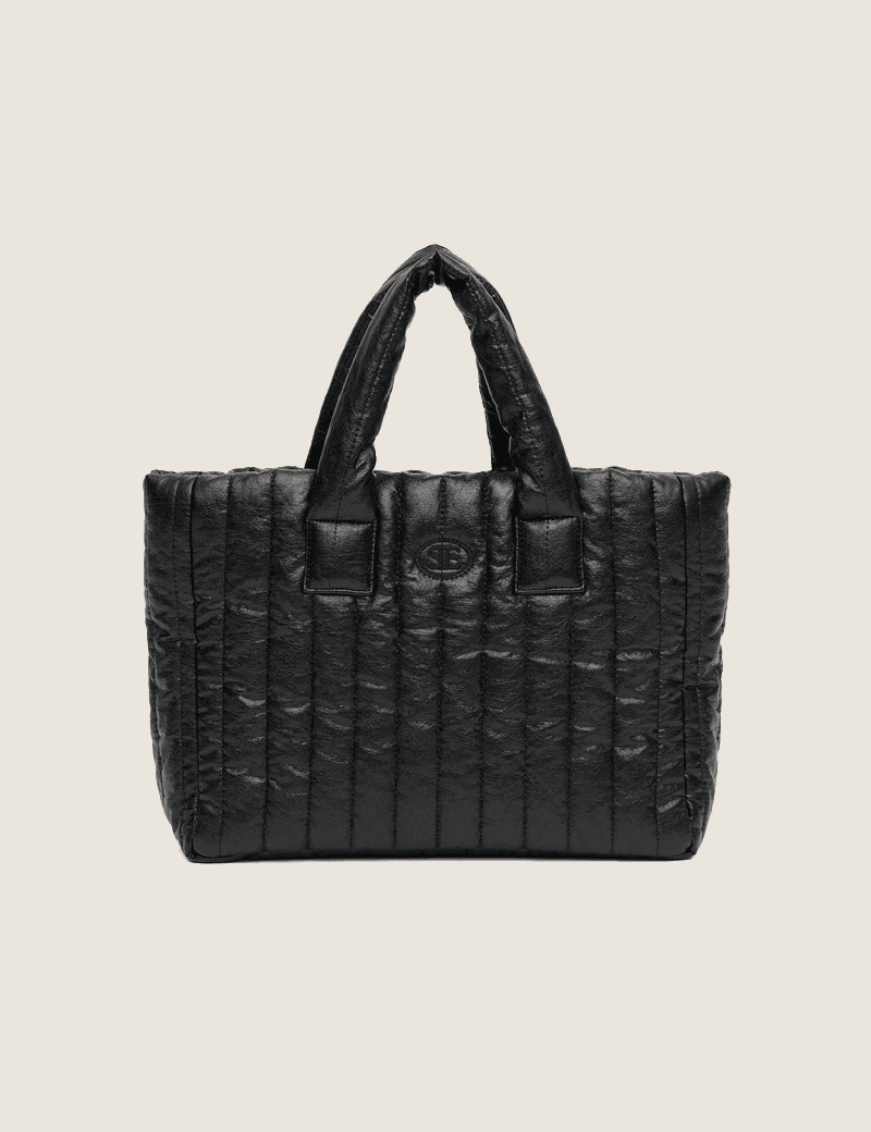 Leather Padding Bag (Black)