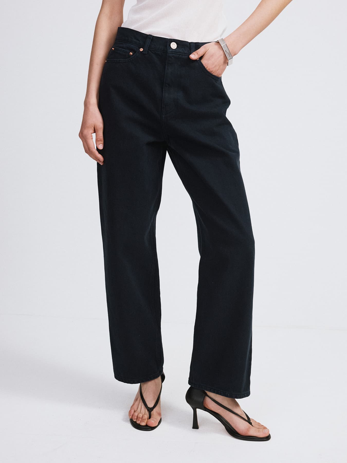 REGULAR FIT DENIM PANTS (INDIGO NAVY)