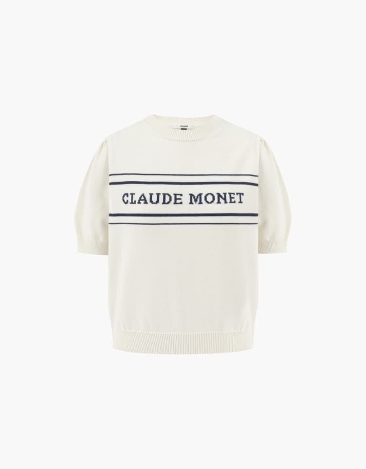 monet jacquard knit - ivory