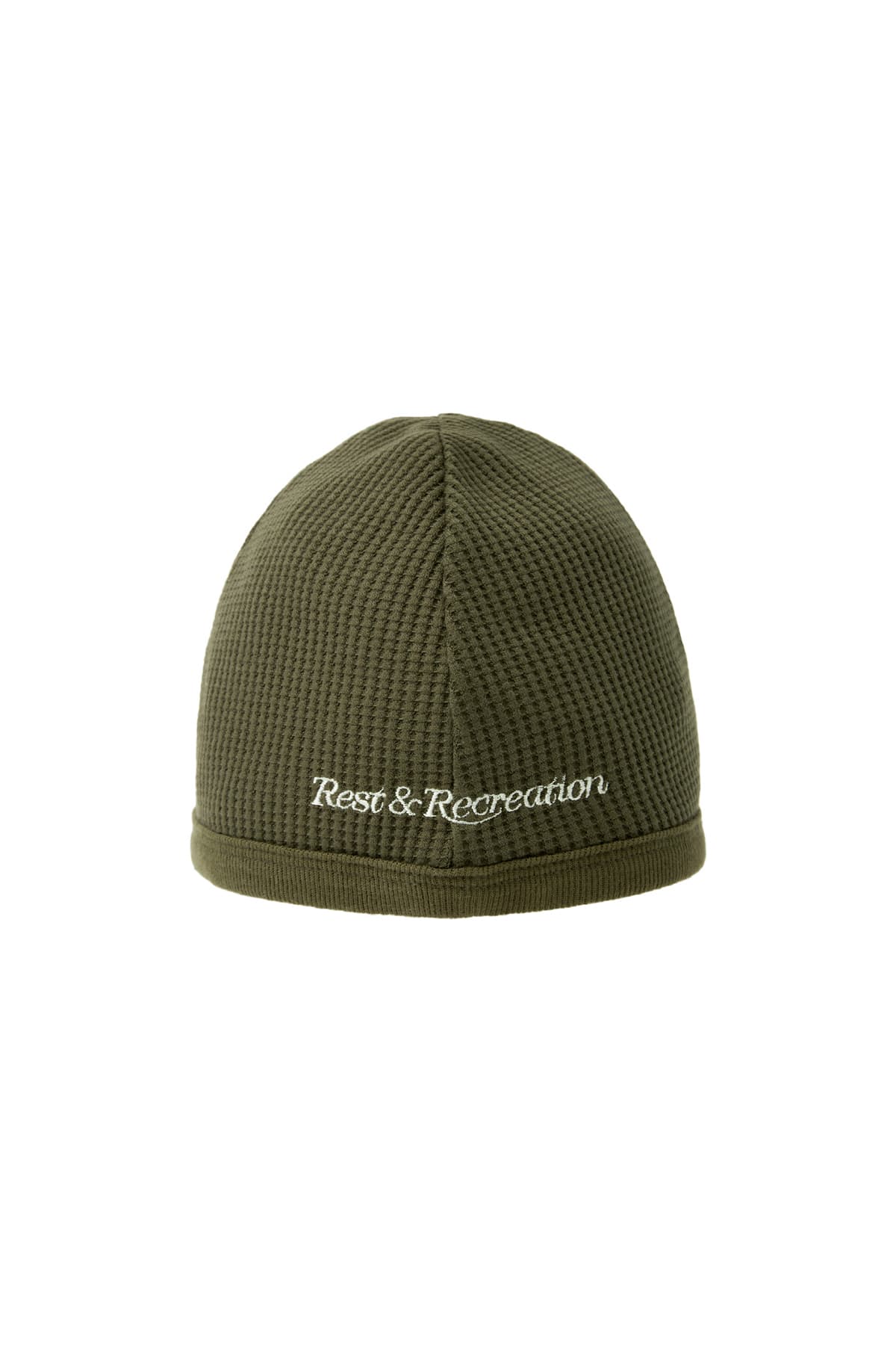 RR RIB JERSEY BEANIE - OLIVE