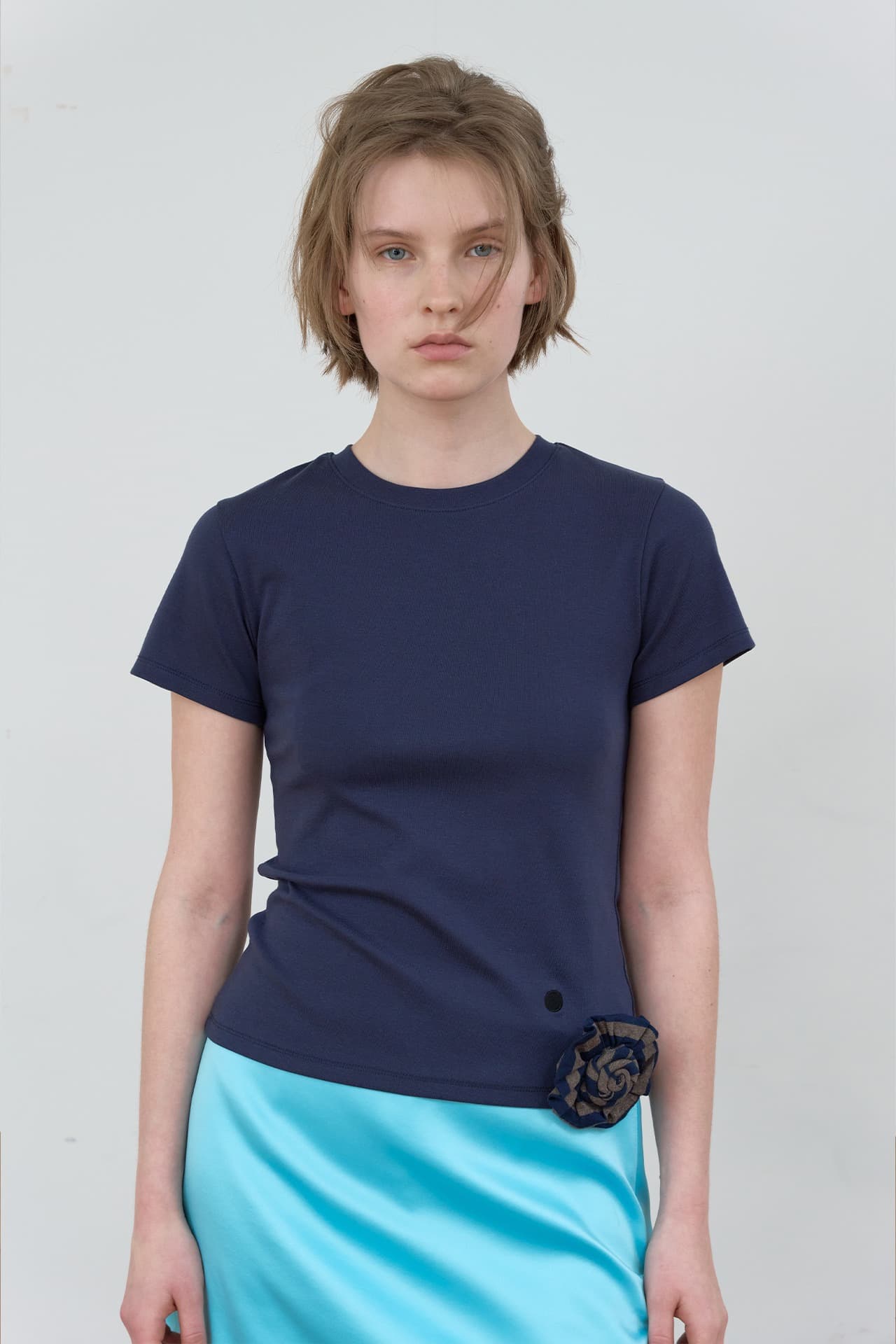 BASIC SIMBOL T-SHIRT_NAVY