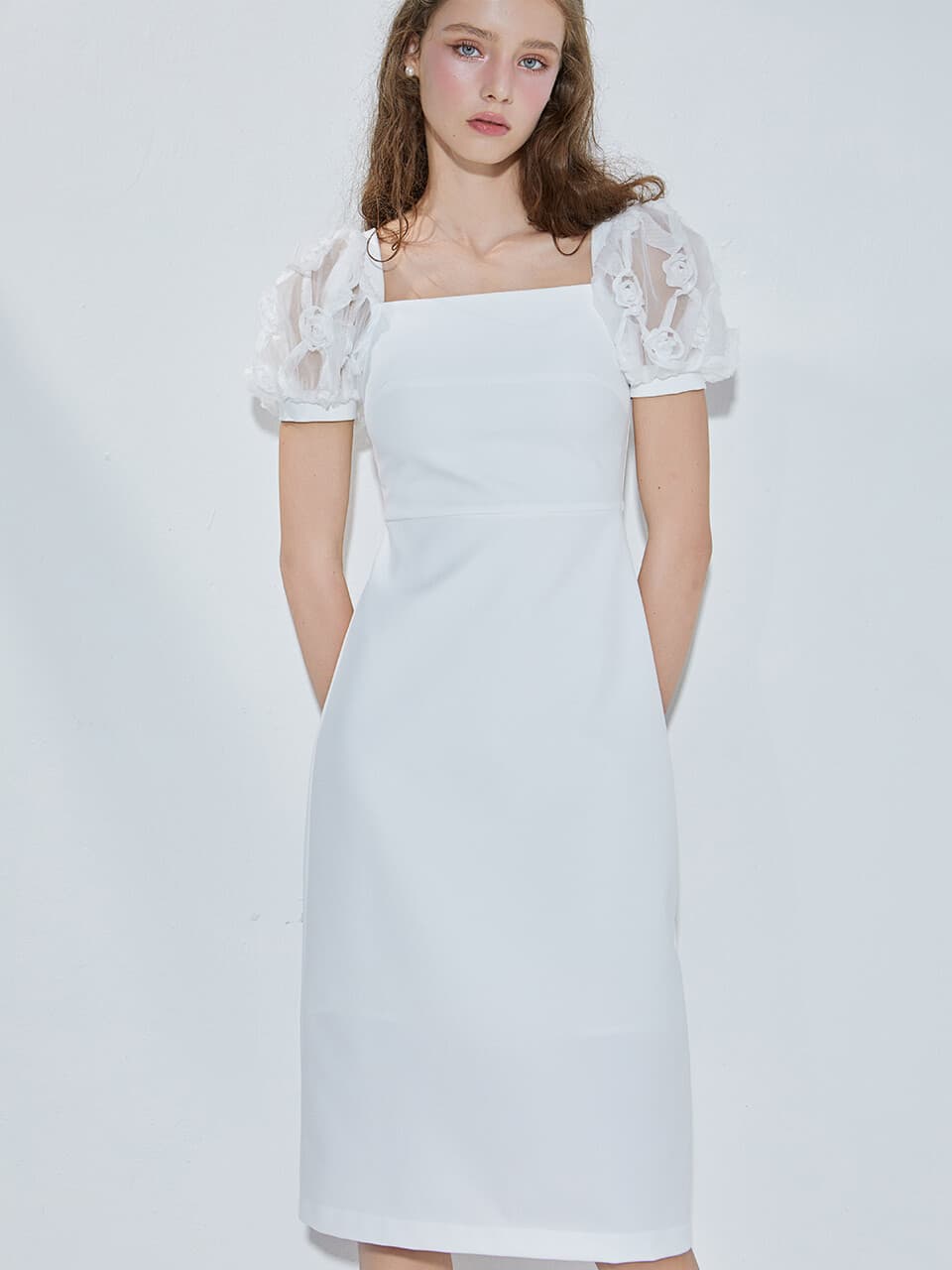 Rosie puff dress (2colors)